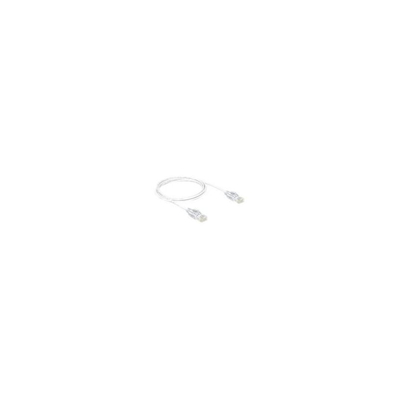 Delock - Patch kabel - RJ-45 (M) do RJ-45 (M) - 2 m - UTP - CAT 6 - provedení bez hrbolků - bílá