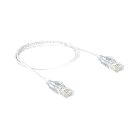 Delock - Patch kabel - RJ-45 (M) do RJ-45 (M) - 1 m - UTP - CAT 6 - neobsahuje halogen - bílá