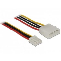 Delock - Elektrický kabel - 4 pinový mini-napájecí konektor (F) do 4 pinové interní napájení (M) - 40 cm