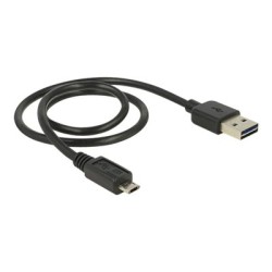 Delock EASY-USB - Kabel USB - Micro USB typ B (M) do USB (M) - 50 cm