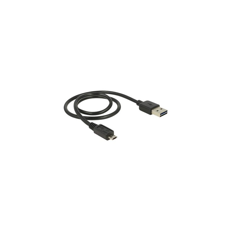 Delock EASY-USB - Kabel USB - Micro USB typ B (M) do USB (M) - 50 cm