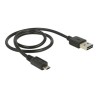 Delock EASY-USB - Kabel USB - Micro USB typ B (M) do USB (M) - 50 cm