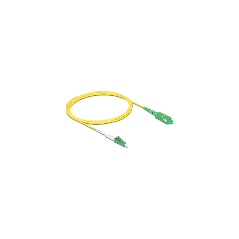 Delock - Sítový kabel - jednoduchý režim LC/APC (M) do jednoduchý režim SC/APC (M) - 2 m - 2 mm - optické vlákno - simplex - 9
