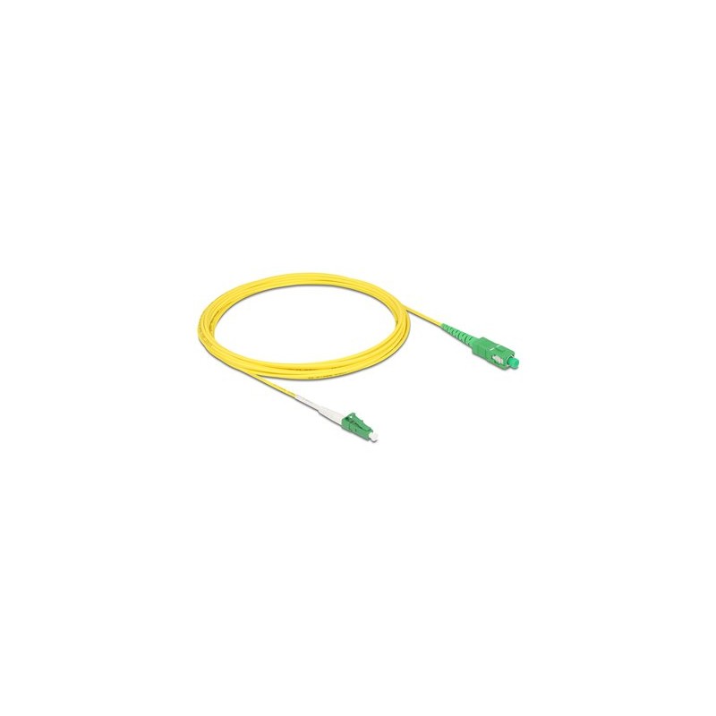 Delock - Sítový kabel - jednoduchý režim LC/APC (M) do jednoduchý režim SC/APC (M) - 5 m - 2 mm - optické vlákno - simplex - 9