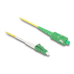 Delock - Sítový kabel - LC/APC (M) do SC/APC (M) - 3 m - 2 mm - optické vlákno - simplex - 9 / 125 mikron - G.657.A/OS2
