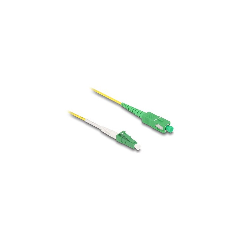 Delock - Sítový kabel - LC/APC (M) do SC/APC (M) - 3 m - 2 mm - optické vlákno - simplex - 9 / 125 mikron - G.657.A/OS2
