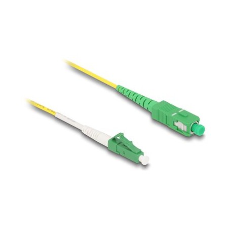Delock - Sítový kabel - LC/APC (M) do SC/APC (M) - 3 m - 2 mm - optické vlákno - simplex - 9 / 125 mikron - G.657.A/OS2