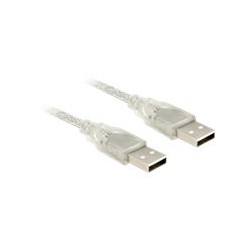 Delock - Kabel USB - USB (M) do USB (M) - USB 2.0 - 2 m - pruhledná