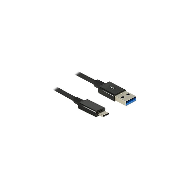 Delock Premium - USB kabel - USB typ A (M) do USB-C (M) - USB 3.1 Gen 2 - 1 m - černá