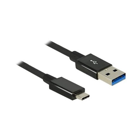 Delock Premium - USB kabel - USB typ A (M) do USB-C (M) - USB 3.1 Gen 2 - 1 m - černá