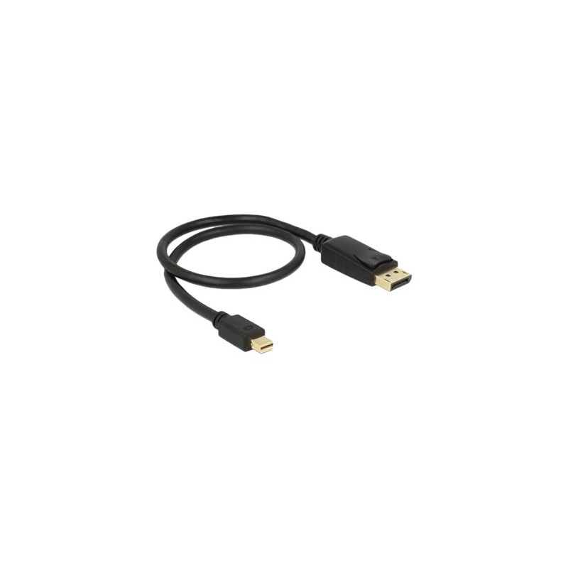 Delock - Adaptér DisplayPort - DisplayPort (M) do Mini DisplayPort (M) - 50 cm - černá