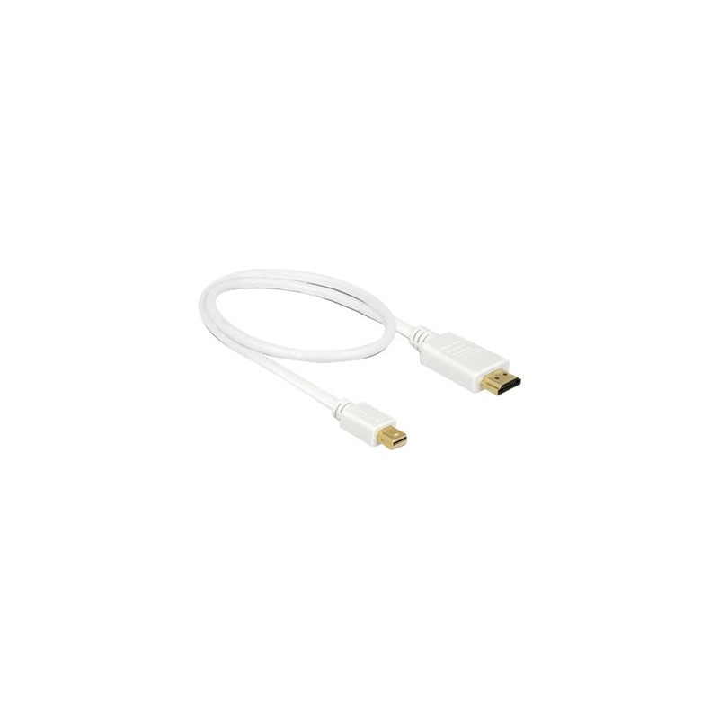 Delock - Kabel adaptéru - Mini DisplayPort s piny (male) do HDMI s piny (male) - 50 cm - trojnásobně stíněná kroucená dvoulinka