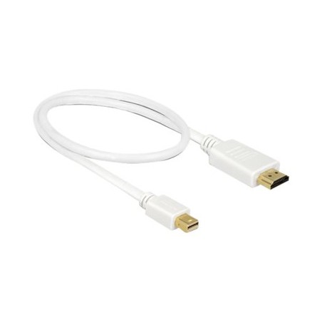 Delock - Kabel adaptéru - Mini DisplayPort s piny (male) do HDMI s piny (male) - 50 cm - trojnásobně stíněná kroucená dvoulinka