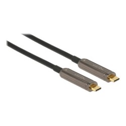Delock - USB kabel - 24 pin USB-C (M) do 24 pin USB-C (M) - USB 3.2 Gen 1 / DisplayPort 1.2 - 10 m - Active Optical Cable