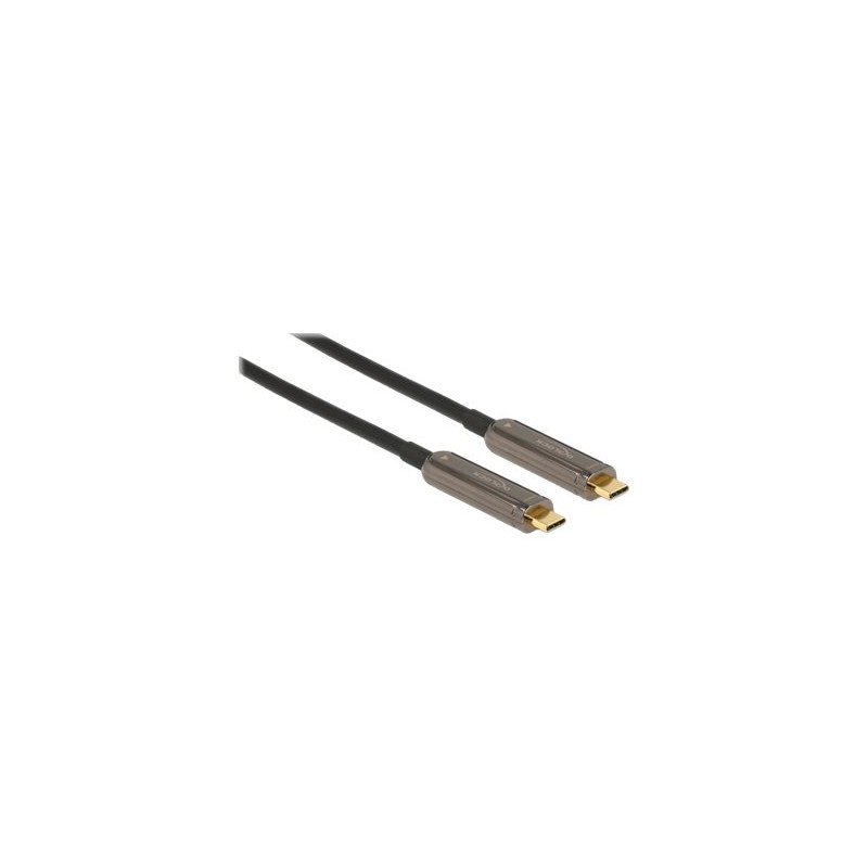 Delock - USB kabel - 24 pin USB-C (M) do 24 pin USB-C (M) - USB 3.2 Gen 1 / DisplayPort 1.2 - 10 m - Active Optical Cable