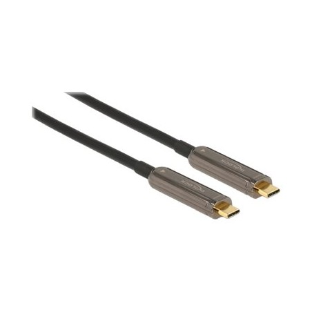 Delock - USB kabel - 24 pin USB-C (M) do 24 pin USB-C (M) - USB 3.2 Gen 1 / DisplayPort 1.2 - 10 m - Active Optical Cable