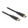 Delock - High Speed - HDMI kabel - HDMI s piny (male) do HDMI s piny (male) - 5 m - hybridní med/optické vlákno - cerná