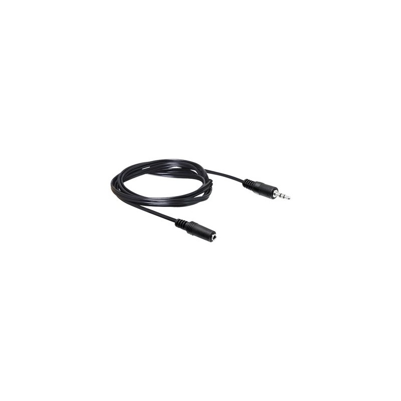 Delock - Prodlužovací šňůra audio - mini-phone stereo 3.5 mm se zdířkami (female) do mini-phone stereo 3.5 mm s piny (male) - 3