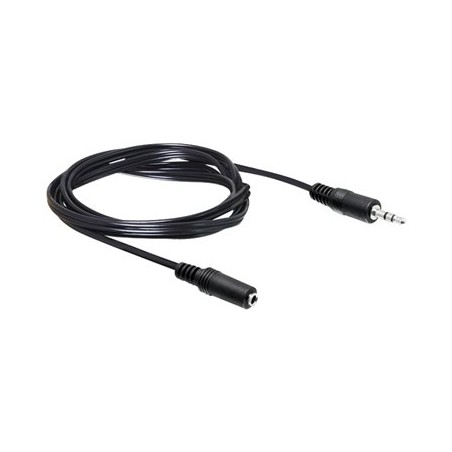 Delock - Prodlužovací šňůra audio - mini-phone stereo 3.5 mm se zdířkami (female) do mini-phone stereo 3.5 mm s piny (male) - 3