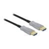 Delock - HDMI kabel - HDMI s piny (male) do HDMI s piny (male) - 100 m - optické vlákno - černá - Active Optical Cable (AOC)