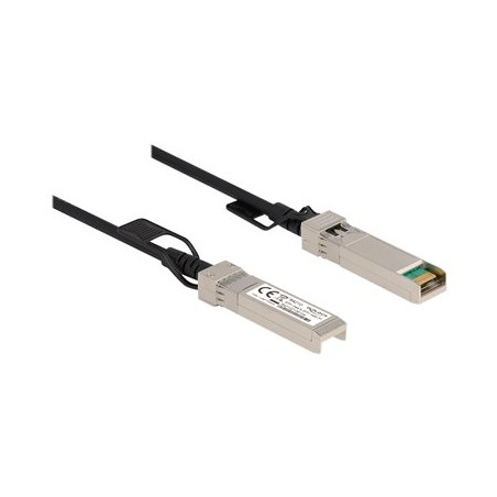 Delock - Kabel pro přímé připojení - SFP+ (M) do SFP+ (M) - 3 m - 5 mm - diaxiální - SFF-8431/SFF-8432 - pasivní - černá