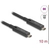 Delock - USB kabel - 24 pin USB-C (M) do 24 pin USB-C (M) - USB 2.0 - 20 V - 3 A - 10 m - Active Optical Cable (AOC), USB Power