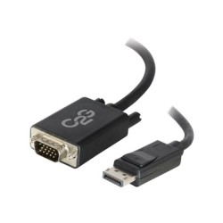C2G 1m DisplayPort to VGA Adapter Cable - DP to VGA - Black - Kabel DisplayPort - DisplayPort (M) do HD-15 (VGA) (M) - 1 m
