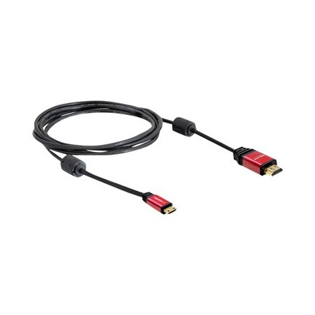 Delock - HDMI kabel - HDMI s piny (male) do 19 pin mini HDMI Type C s piny (male)