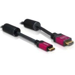 Delock - HDMI kabel - HDMI s piny (male) do 19 pin mini HDMI Type C s piny (male) - 3 m