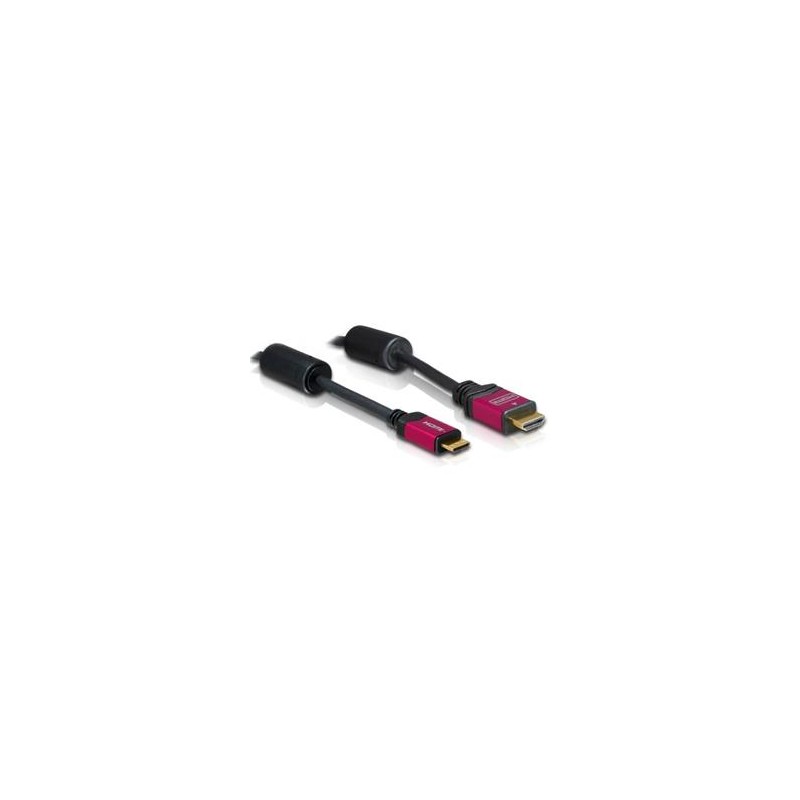 Delock - HDMI kabel - HDMI s piny (male) do 19 pin mini HDMI Type C s piny (male) - 3 m
