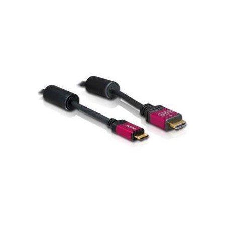 Delock - HDMI kabel - HDMI s piny (male) do 19 pin mini HDMI Type C s piny (male) - 3 m