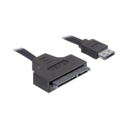 Delock - Kabel Power Over eSATA - 11 pin USB/eSATA (5/12 V) (M) do SATA combo (F) - 50 cm