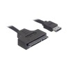 Delock - Kabel Power Over eSATA - 11 pin USB/eSATA (5/12 V) (M) do SATA combo (F) - 50 cm
