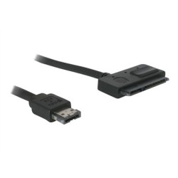 Delock Power Over eSATA cable - Kabel Power Over eSATA - Serial ATA 150/300 - SATA combo (F) do 11 pin USB/eSATA (5 V) (M) - 50