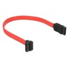 Delock - Kabel SATA - Serial ATA 150/300 - SATA (F) do SATA (F) - 22 cm - úhlový konektor, přímý konektor - červená