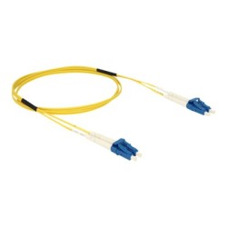 Delock - Síťový kabel - jednoduchý režim LC (M) do jednoduchý režim LC (M) - 1 m - optické vlákno - 9 / 125 mikron - OS2