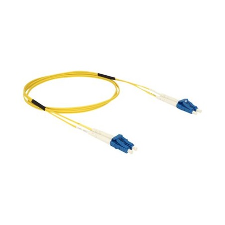 Delock - Síťový kabel - jednoduchý režim LC (M) do jednoduchý režim LC (M) - 1 m - optické vlákno - 9 / 125 mikron - OS2
