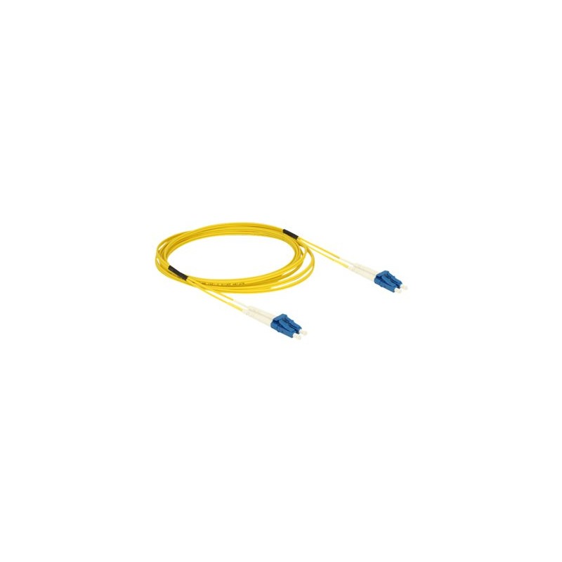 Delock - Síťový kabel - jednoduchý režim LC (M) do jednoduchý režim LC (M) - 3 m - optické vlákno - 9 / 125 mikron - OS2