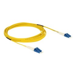 Delock - Síťový kabel - jednoduchý režim LC (M) do jednoduchý režim LC (M) - 5 m - optické vlákno - 9 / 125 mikron - OS2
