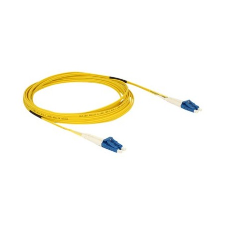Delock - Síťový kabel - jednoduchý režim LC (M) do jednoduchý režim LC (M) - 5 m - optické vlákno - 9 / 125 mikron - OS2