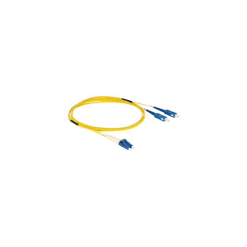 Delock - Síťový kabel - jednoduchý režim LC (M) do jednoduchý režim SC (M) - 2 m - optické vlákno - 9 / 125 mikron - OS2