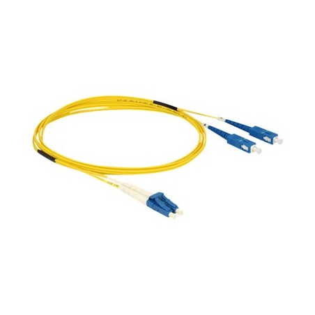 Delock - Síťový kabel - jednoduchý režim LC (M) do jednoduchý režim SC (M) - 2 m - optické vlákno - 9 / 125 mikron - OS2