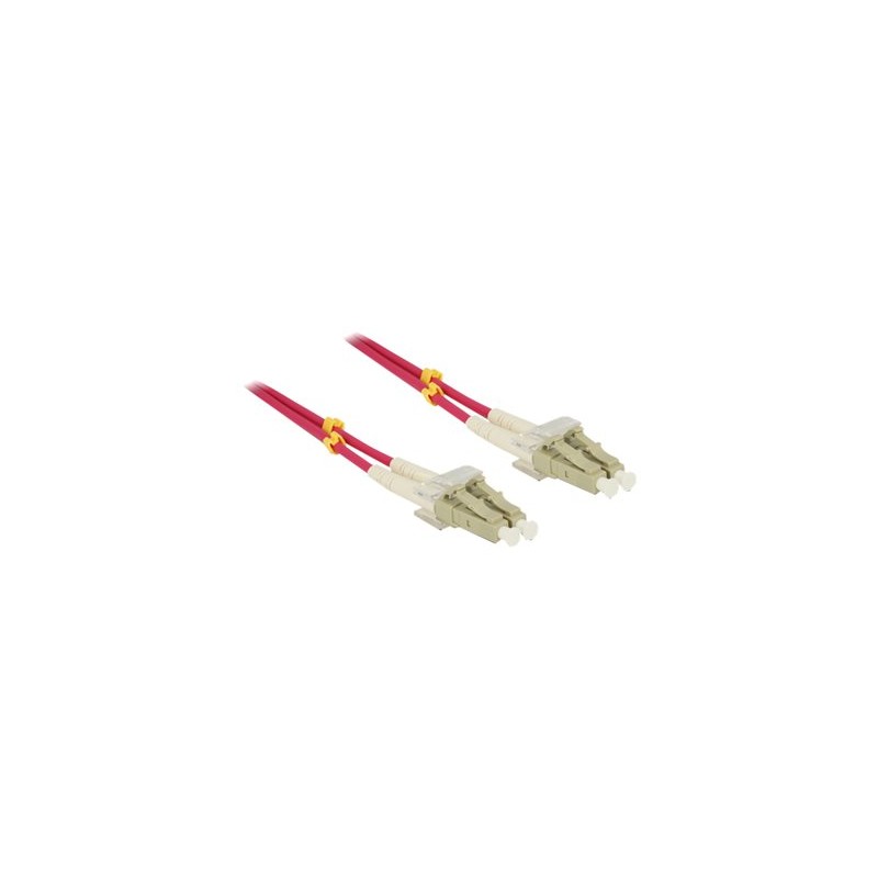 Delock - Síťový kabel - multirežim LC (M) do multirežim LC (M) - 10 m - 10 m - optické vlákno - 50 / 125 mikron - OM4
