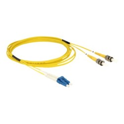 Delock - Síťový kabel - jednoduchý režim LC (M) do jednoduchý režim ST (M) - 2 m - optické vlákno - 9 / 125 mikron - OS2