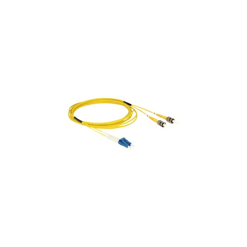 Delock - Síťový kabel - jednoduchý režim LC (M) do jednoduchý režim ST (M) - 2 m - optické vlákno - 9 / 125 mikron - OS2