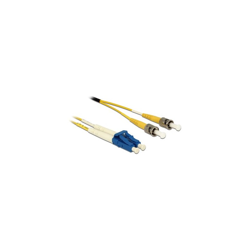 Delock - Sítový kabel - jednoduchý režim LC (M) do jednoduchý režim ST (M) - 5 m - 2 mm - optické vlákno - duplex - 9 / 125