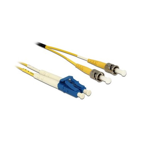 Delock - Sítový kabel - jednoduchý režim LC (M) do jednoduchý režim ST (M) - 5 m - 2 mm - optické vlákno - duplex - 9 / 125
