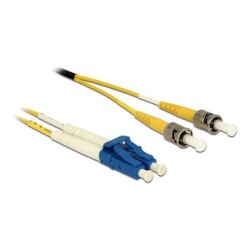 Delock - Sítový kabel - jednoduchý režim LC (M) do jednoduchý režim ST (M) - 10 m - 2 mm - optické vlákno - duplex - 9 / 125