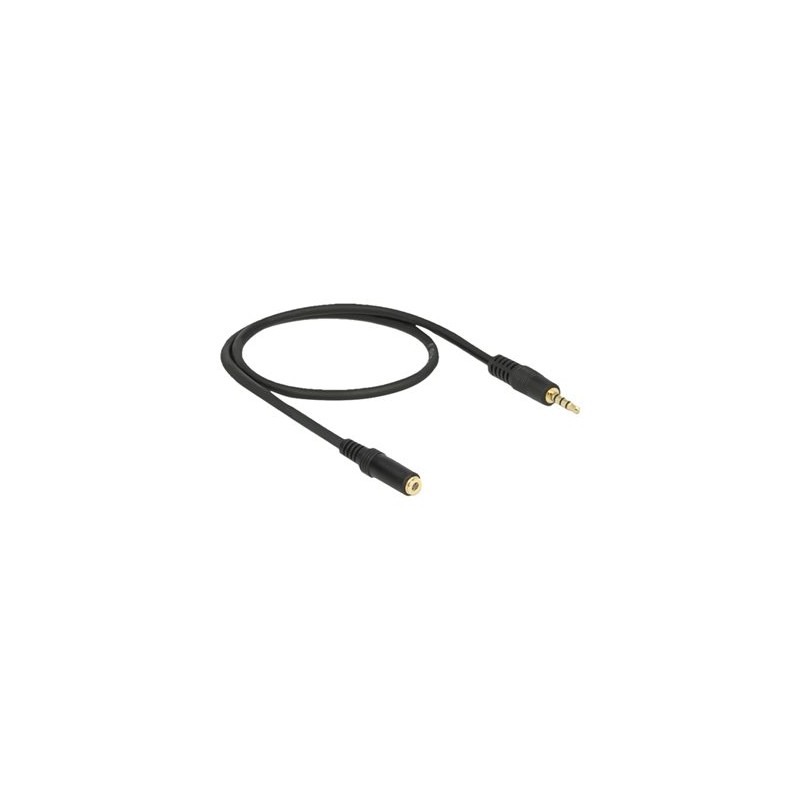 Delock - Prodlužovací šňůra audio - mini-phone stereo 3.5 mm se zdířkami (female) do mini-phone stereo 3.5 mm s piny (mal… 84716