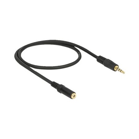 Delock - Prodlužovací šňůra audio - mini-phone stereo 3.5 mm se zdířkami (female) do mini-phone stereo 3.5 mm s piny (mal… 84716